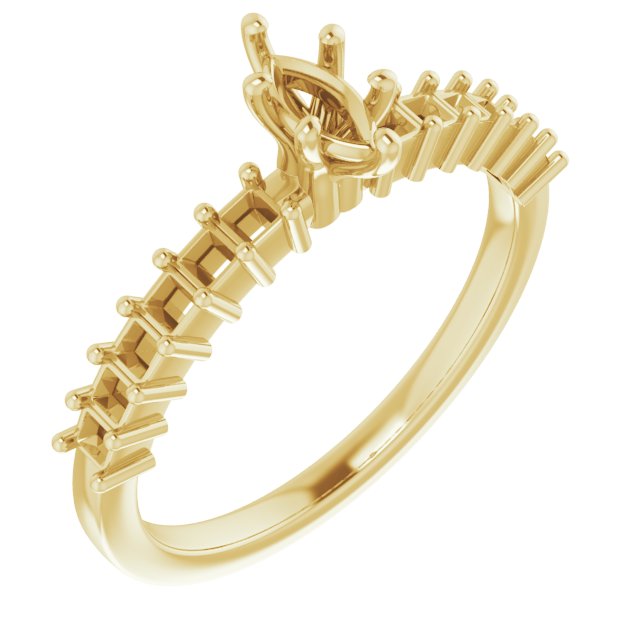 Accented Engagement Ring
