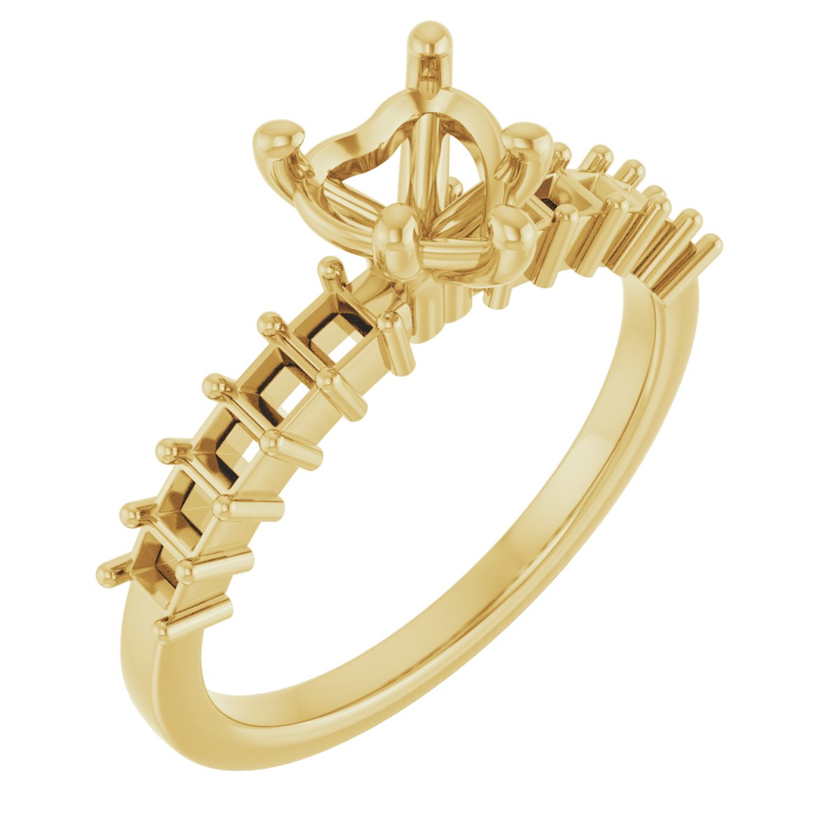 Accented Engagement Ring