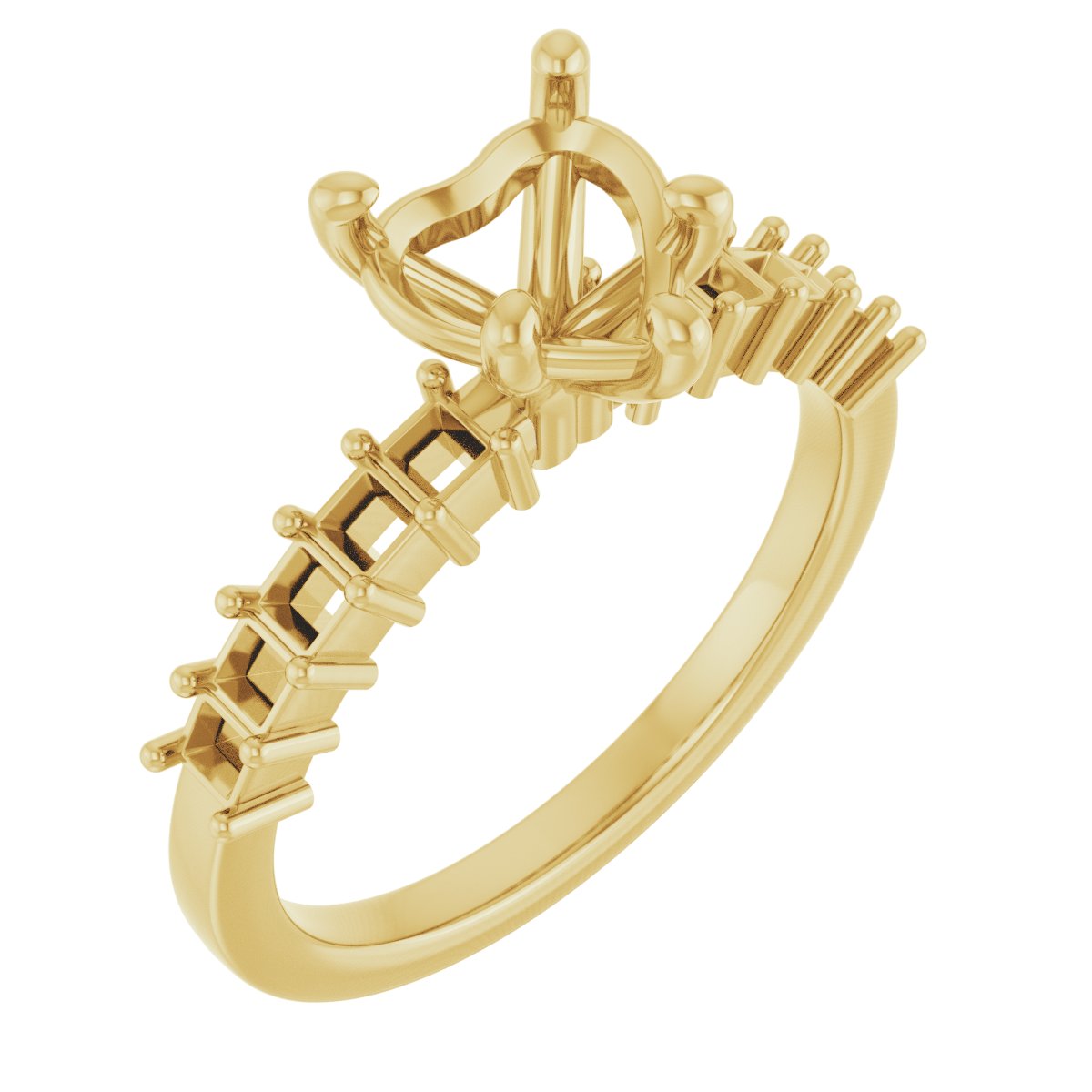 Accented Engagement Ring
