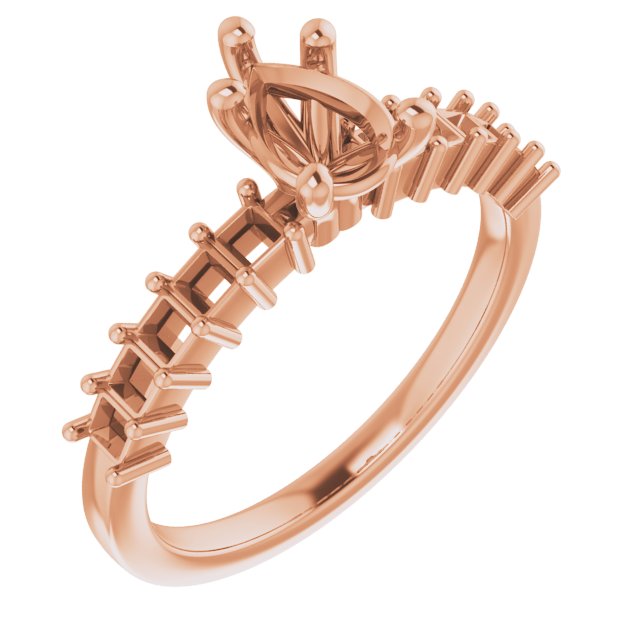 Accented Engagement Ring