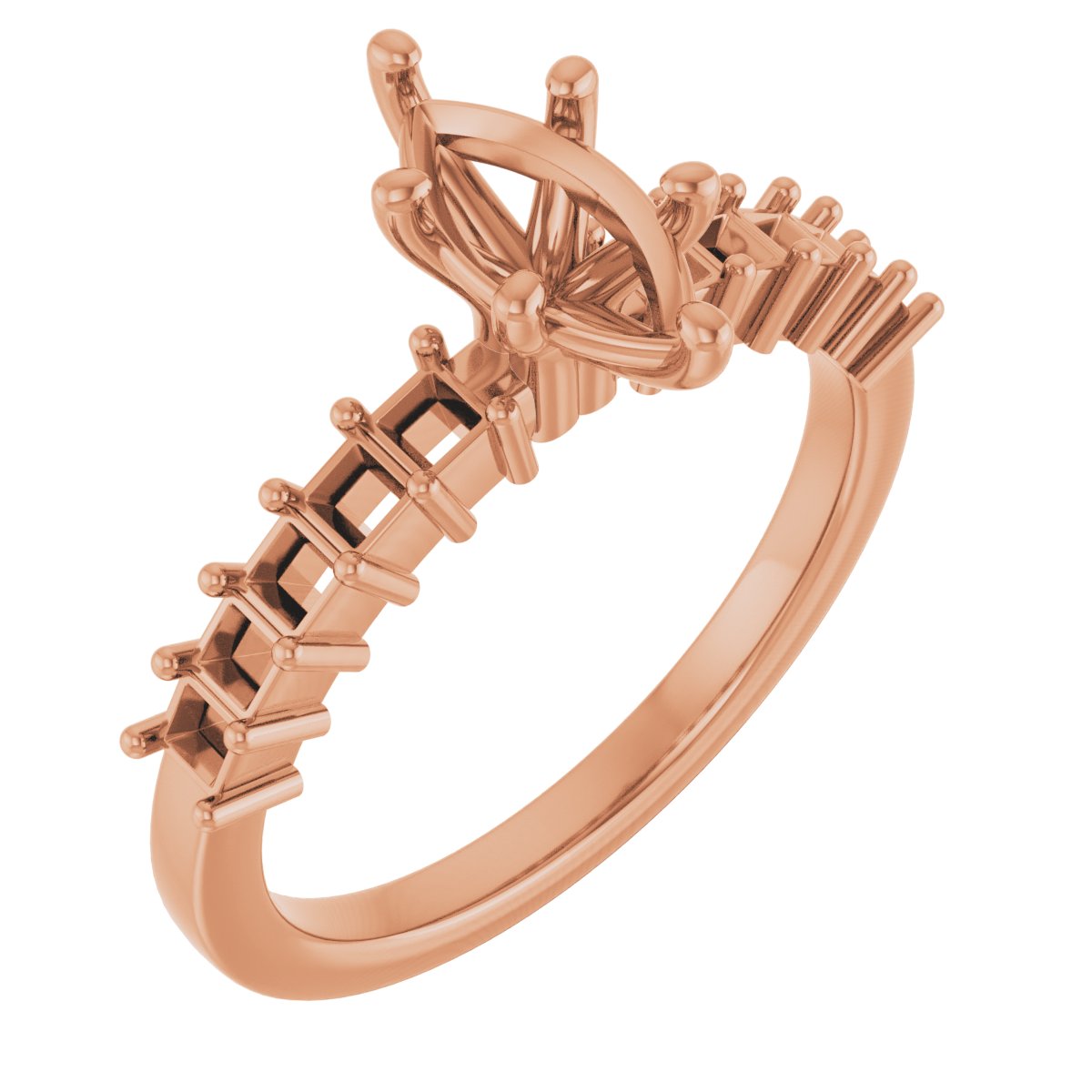 Accented Engagement Ring