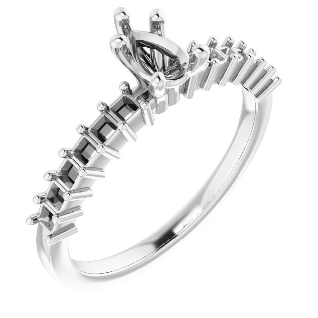 Accented Engagement Ring