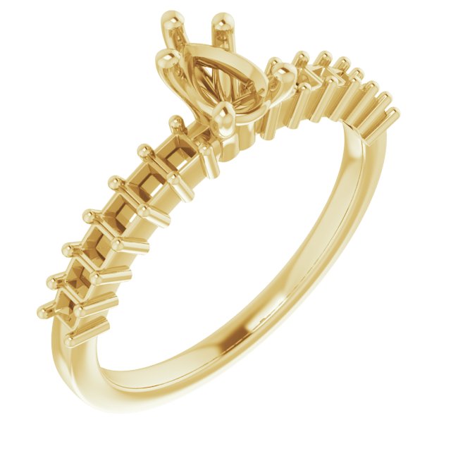 Accented Engagement Ring