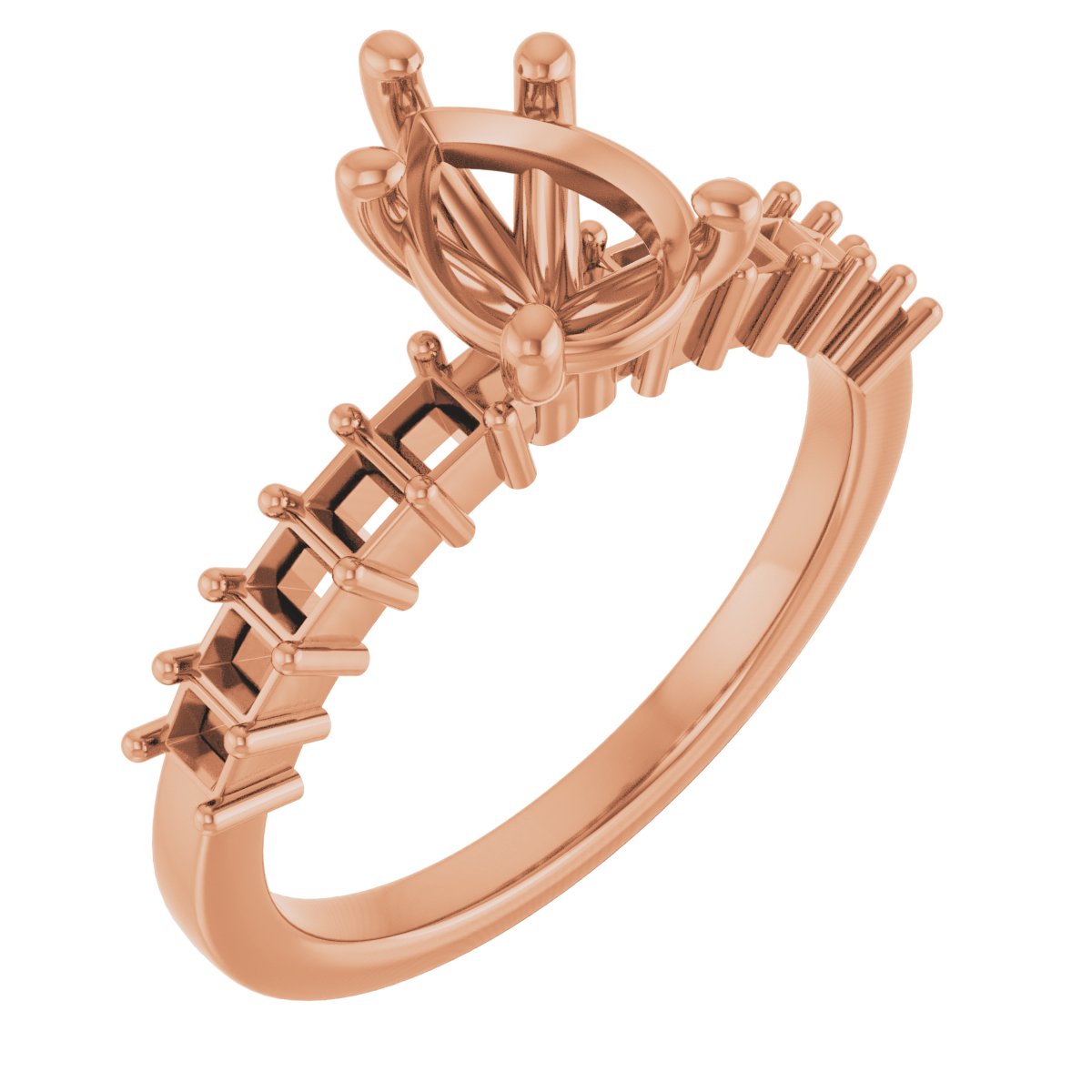 Accented Engagement Ring