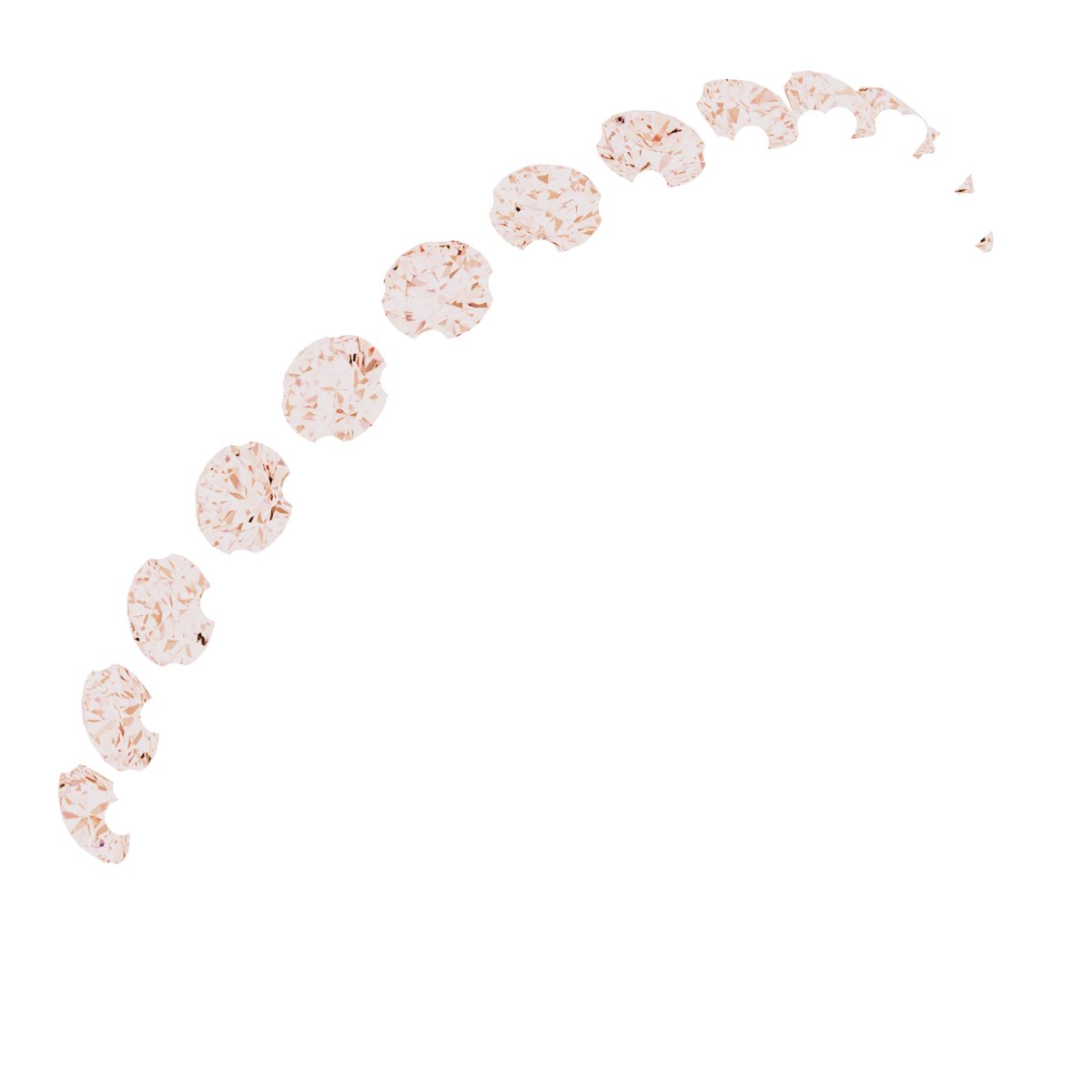 1/3 CTW Natural Diamond Anniversary Band – 14K Rose Gold