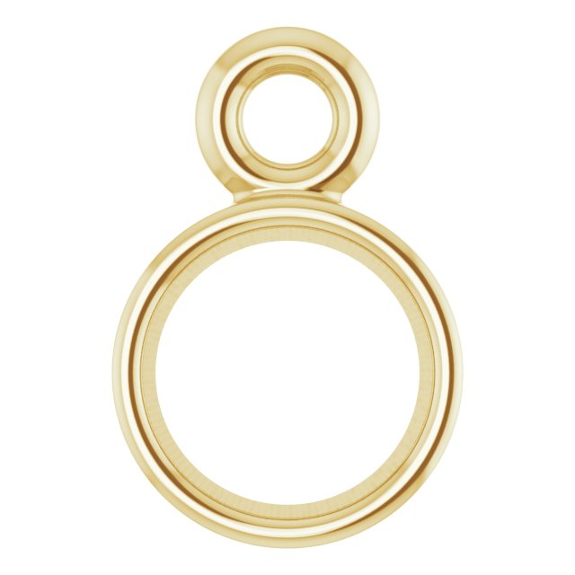 Bezel-Set Dangle