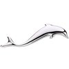 Sterling Silver 69.3x17 mm Dolphin Brooch or Pendant Ref. 2428377