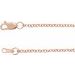 14K Rose 1.5 mm Solid Cable 24