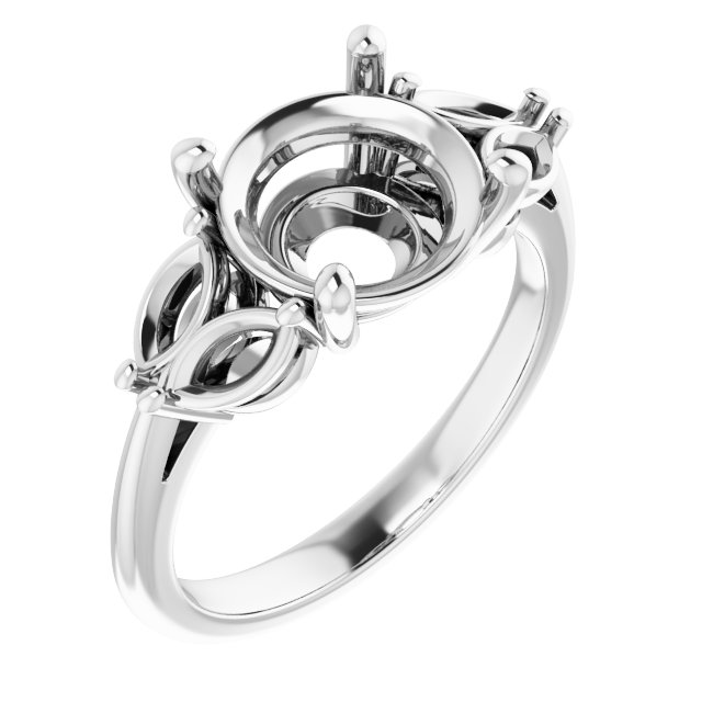 Accented Engagement Ring