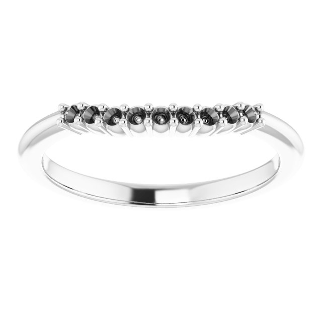 Band Mounting for 5 mm Square Ring view 3