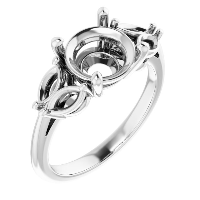 Accented Engagement Ring