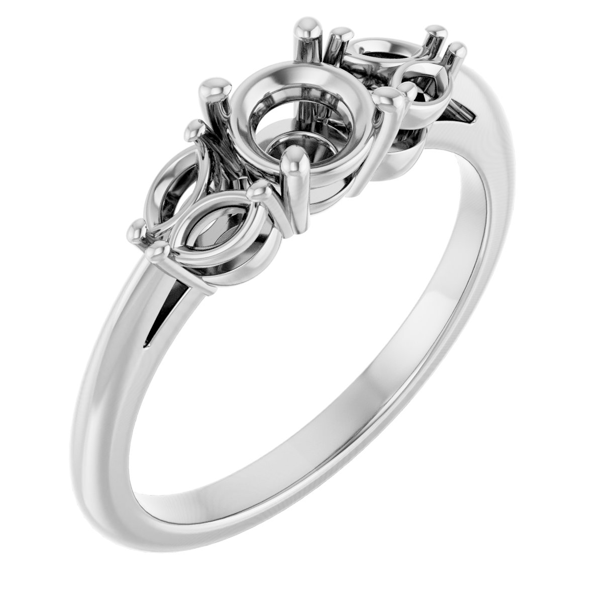 Accented Engagement Ring