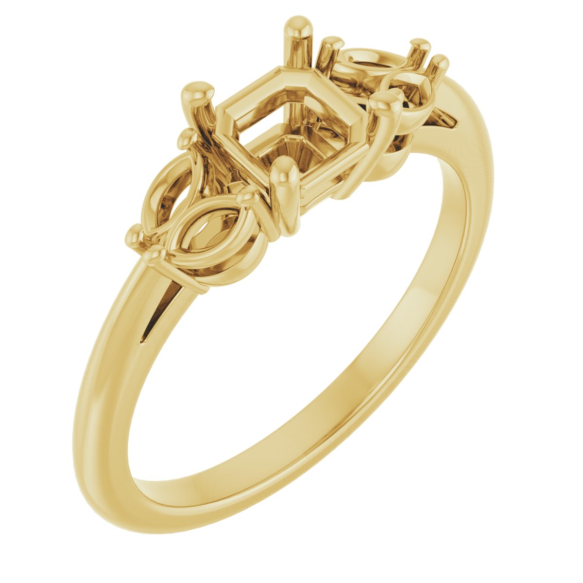 Accented Engagement Ring