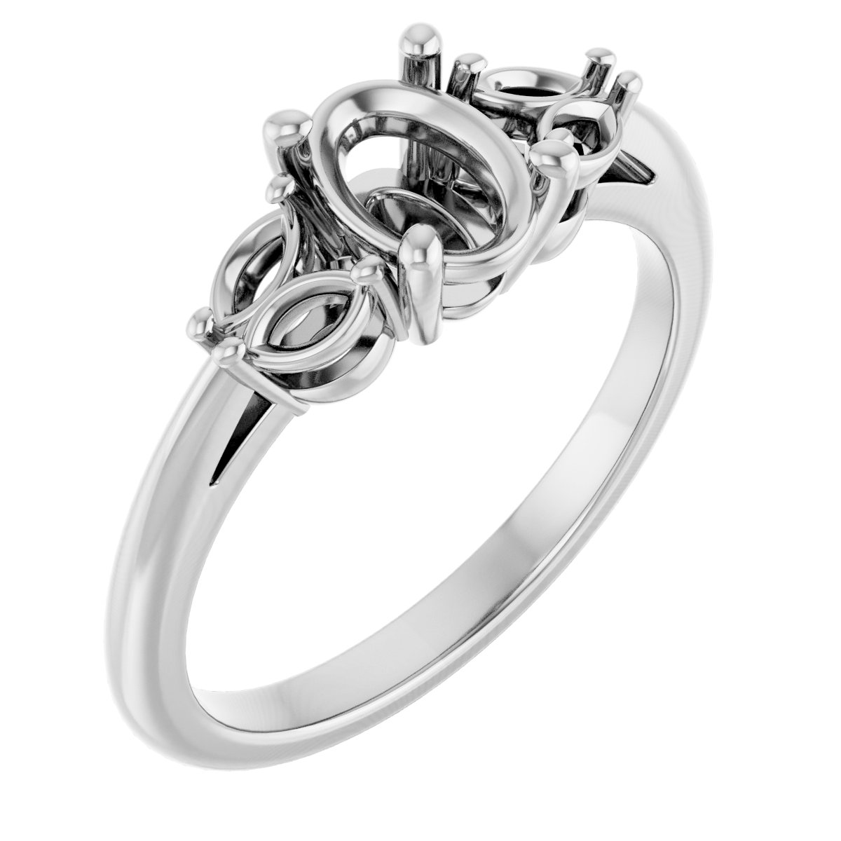 Accented Engagement Ring