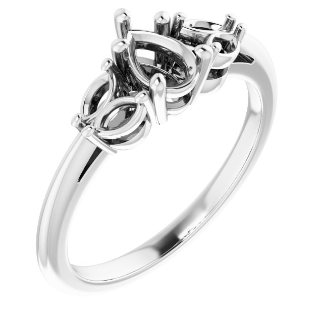 Accented Engagement Ring
