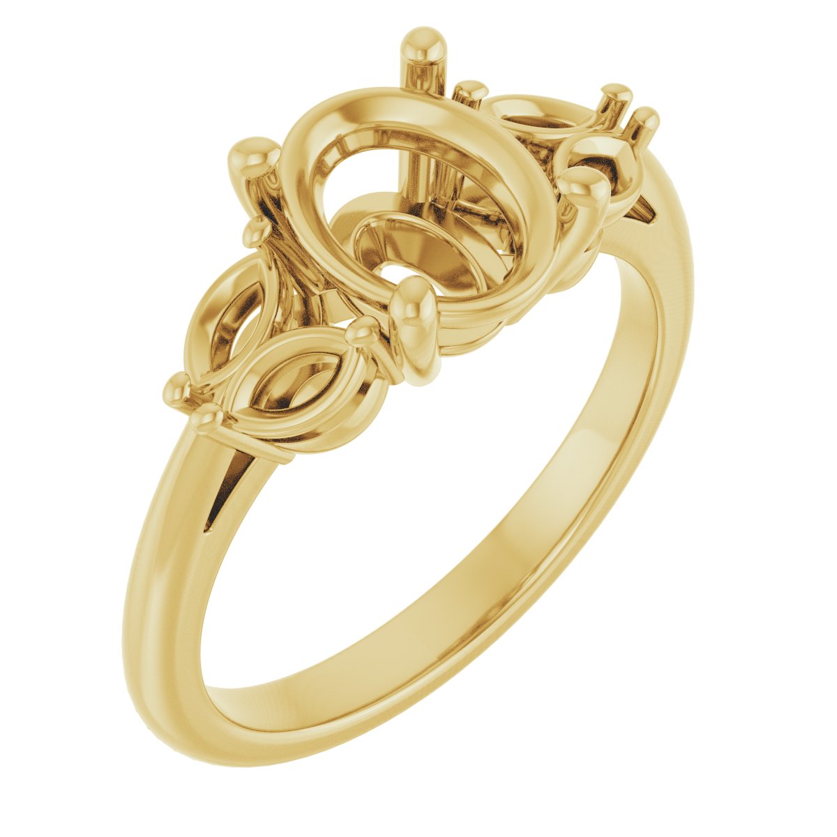 Accented Engagement Ring