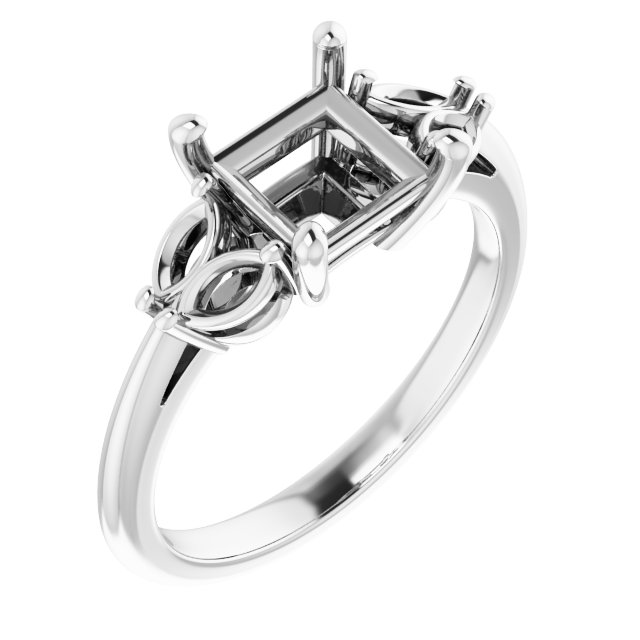 Accented Engagement Ring