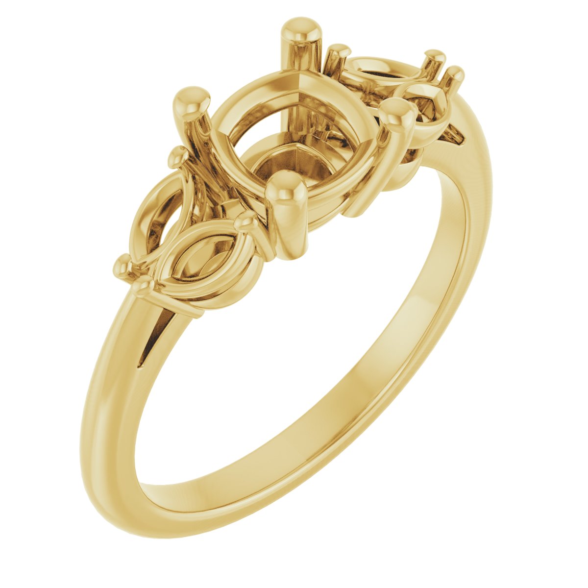 Accented Engagement Ring