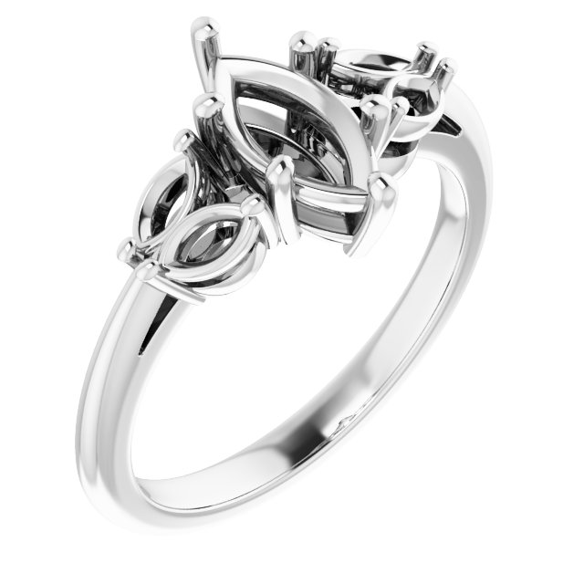 Accented Engagement Ring