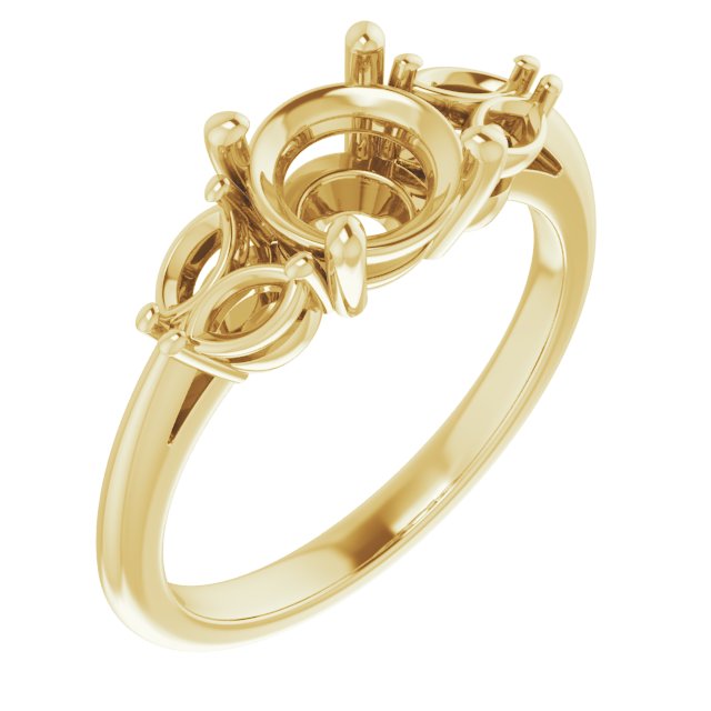 Accented Engagement Ring