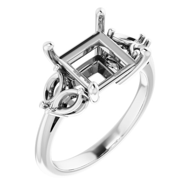 Accented Engagement Ring