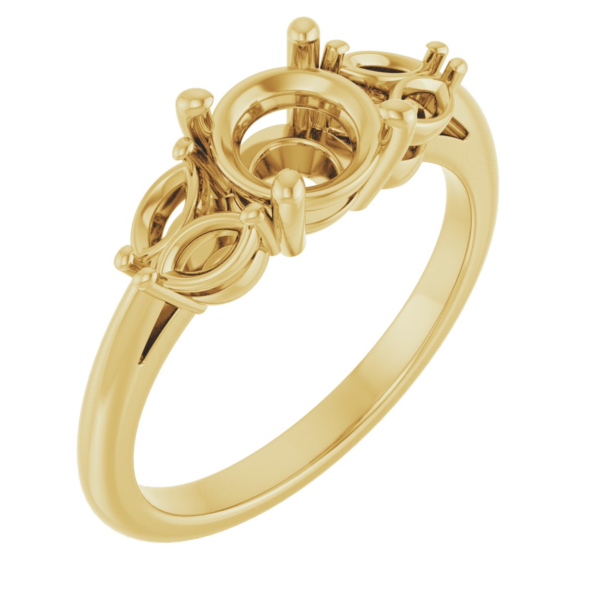 Accented Engagement Ring