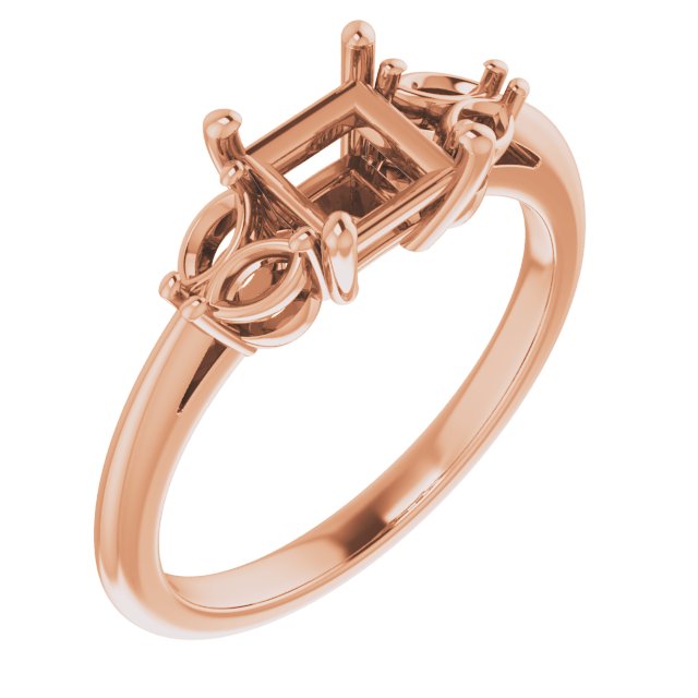 Accented Engagement Ring