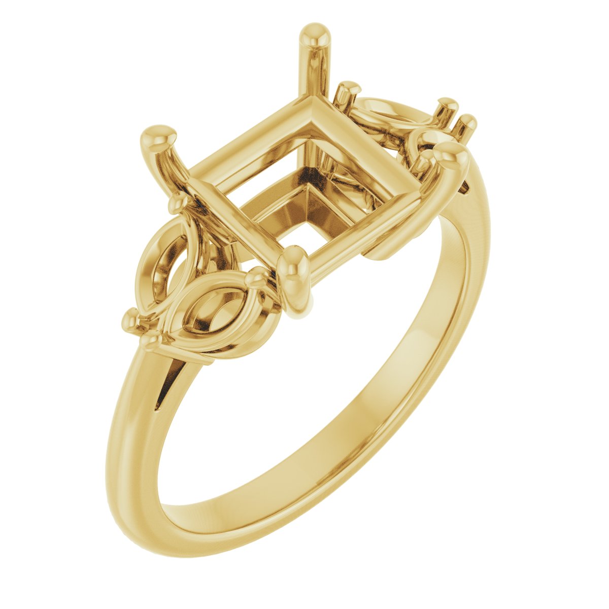 Accented Engagement Ring