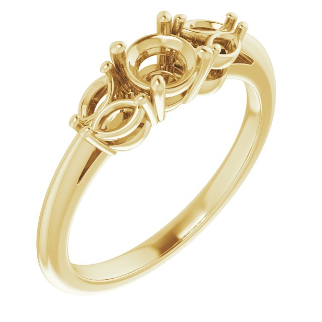 Accented Engagement Ring