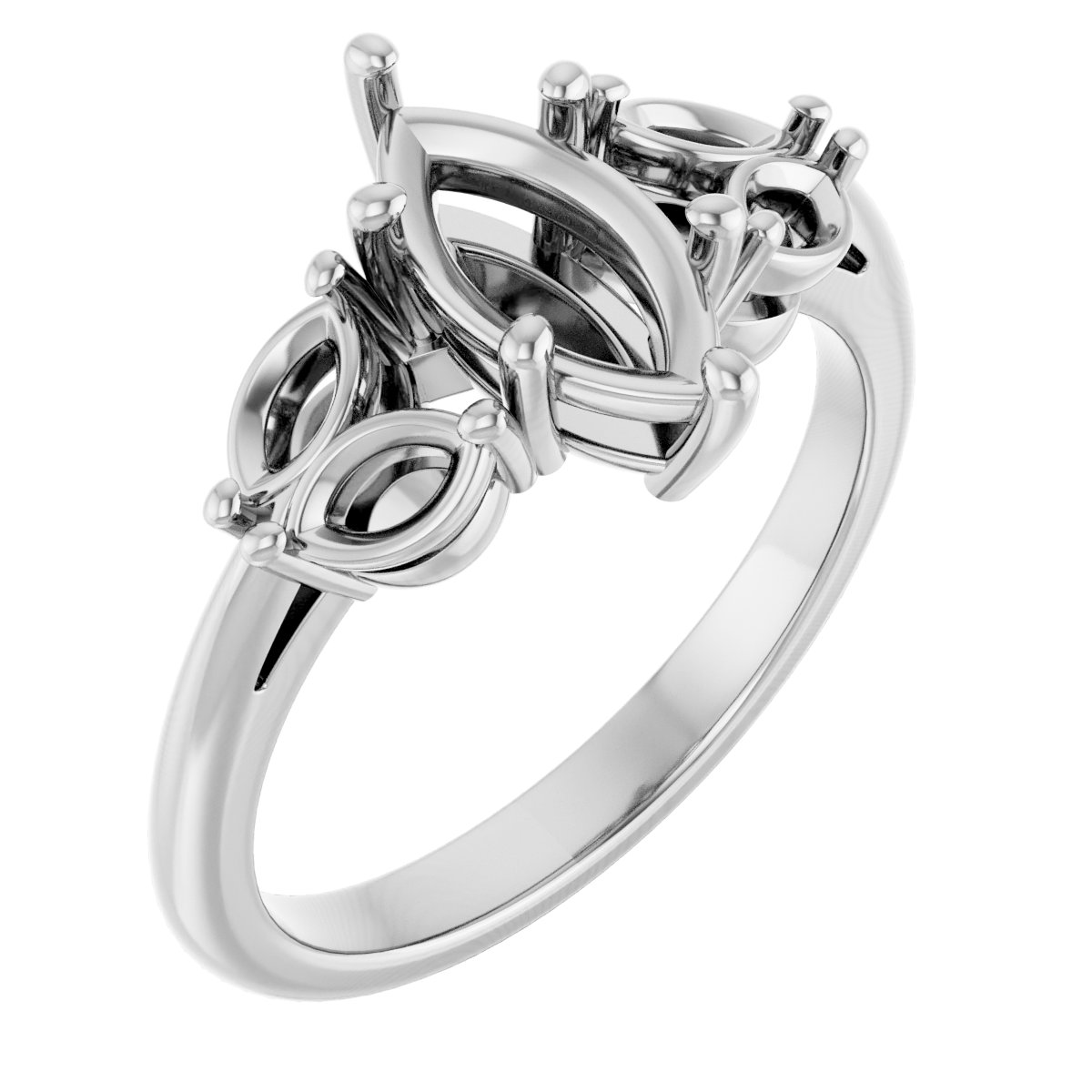 Accented Engagement Ring