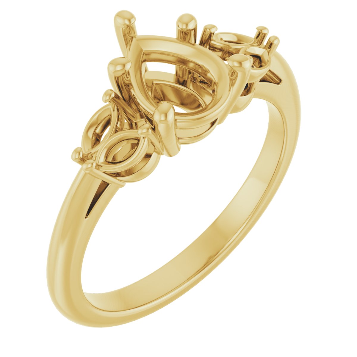 Accented Engagement Ring