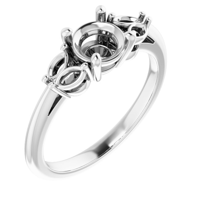 Accented Engagement Ring
