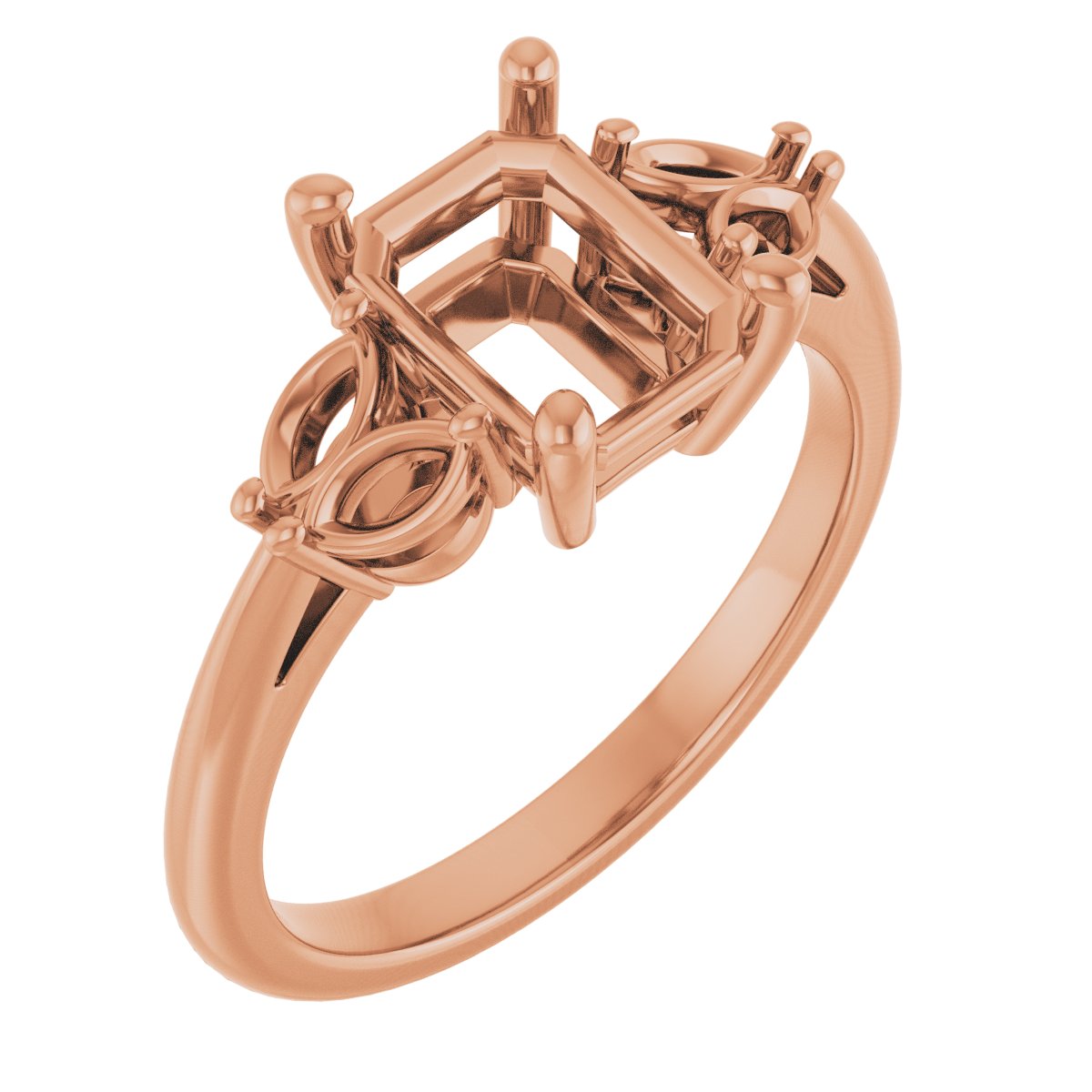 Accented Engagement Ring