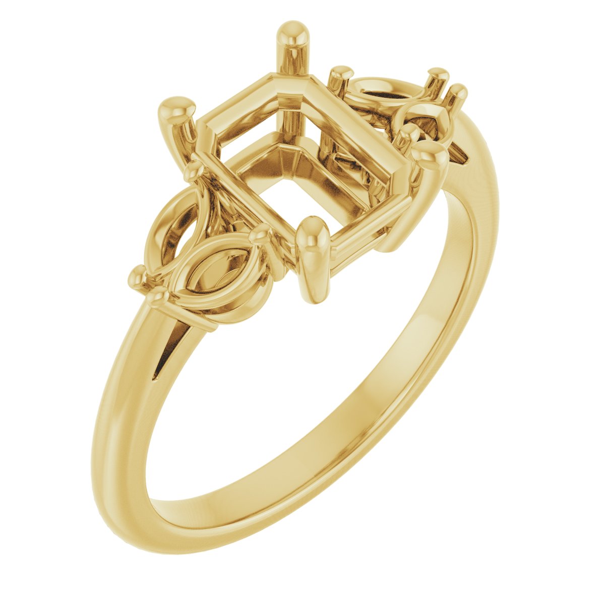 Accented Engagement Ring