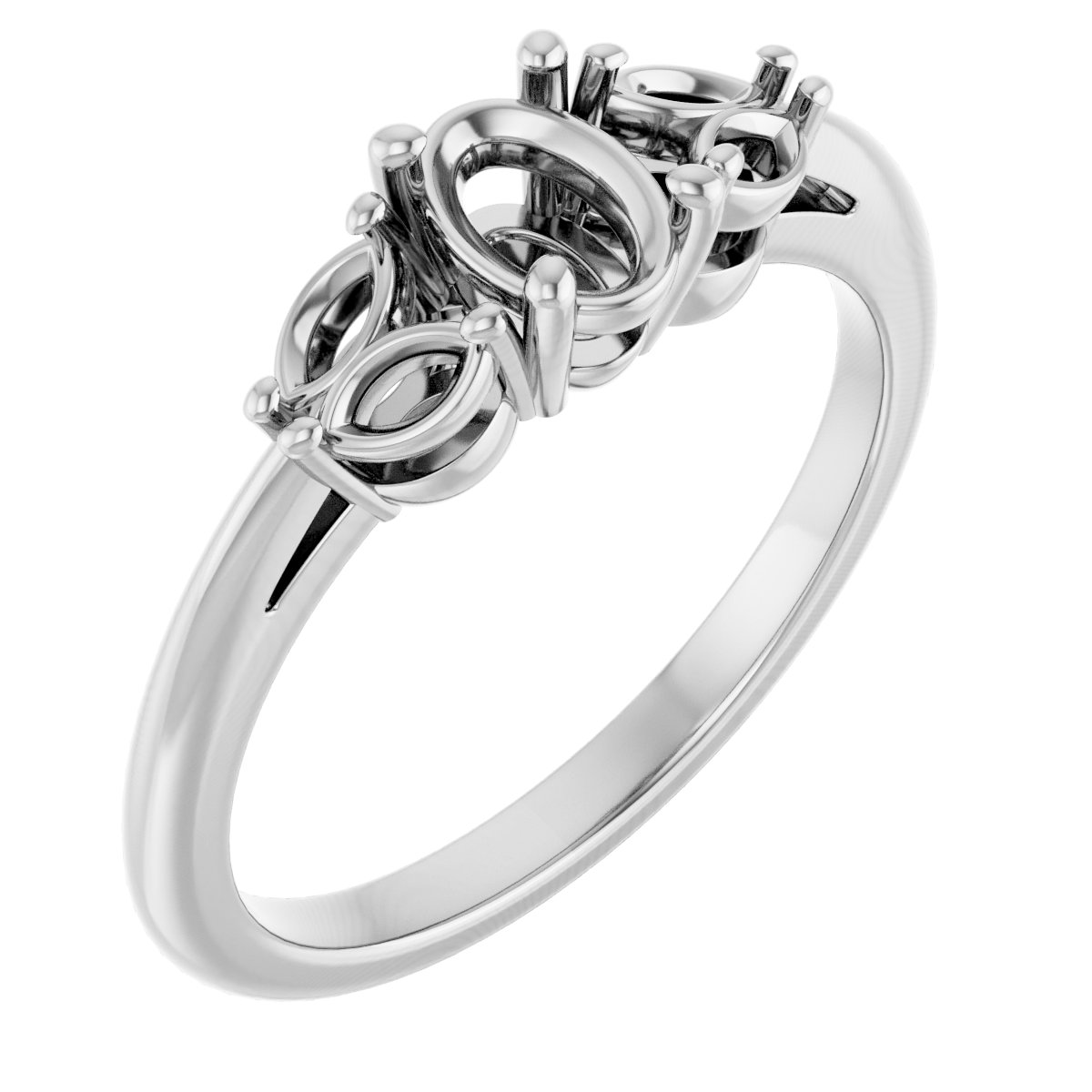14k White Gold