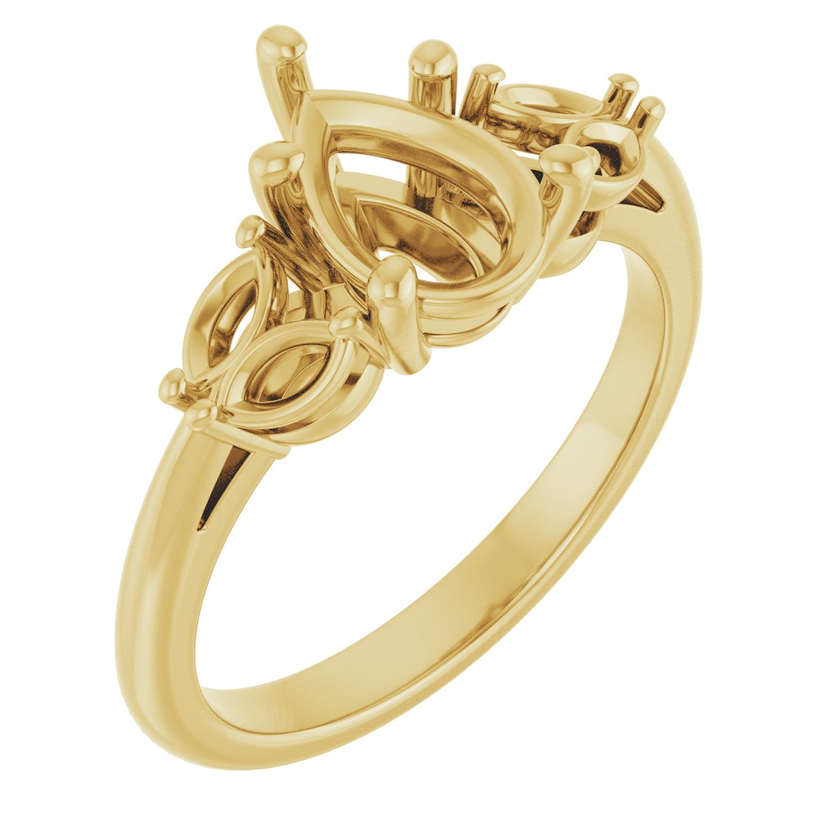 Accented Engagement Ring
