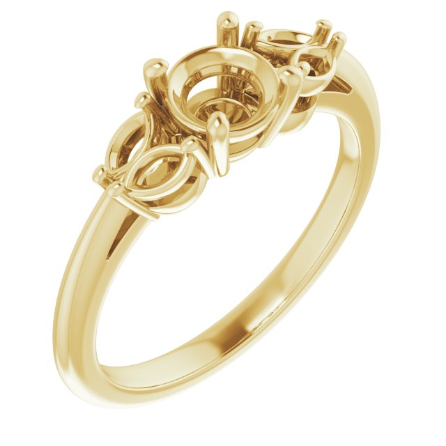 Accented Engagement Ring