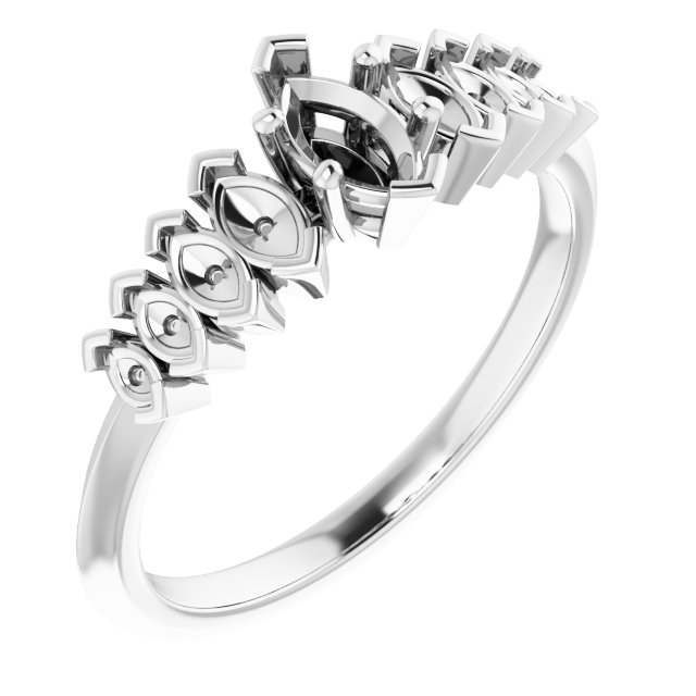 Accented Engagement Ring