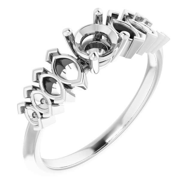 Accented Engagement Ring