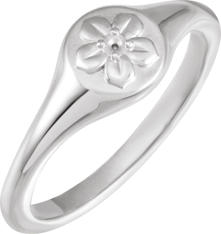 Accented Floral Ring