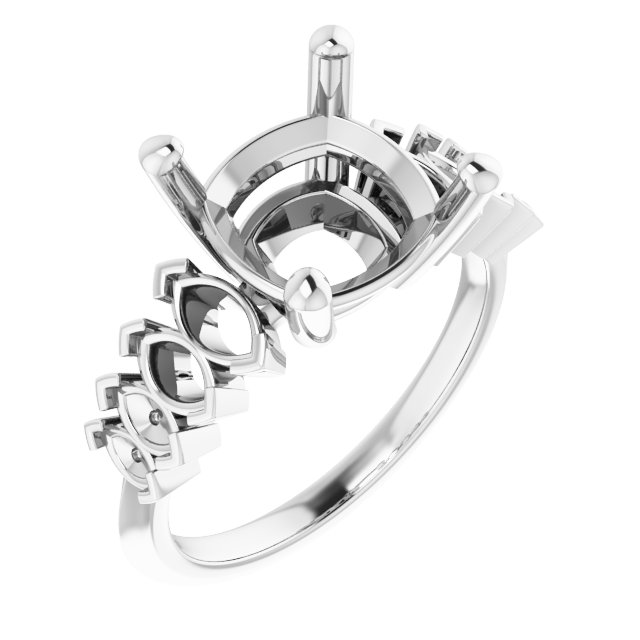 Accented Engagement Ring