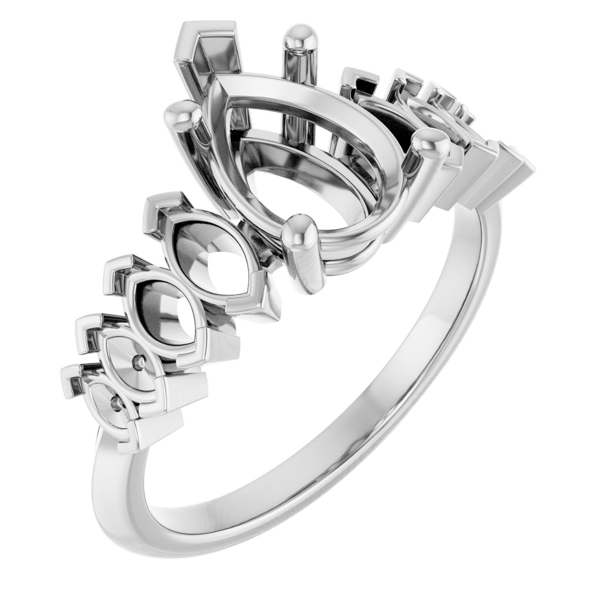 Accented Engagement Ring