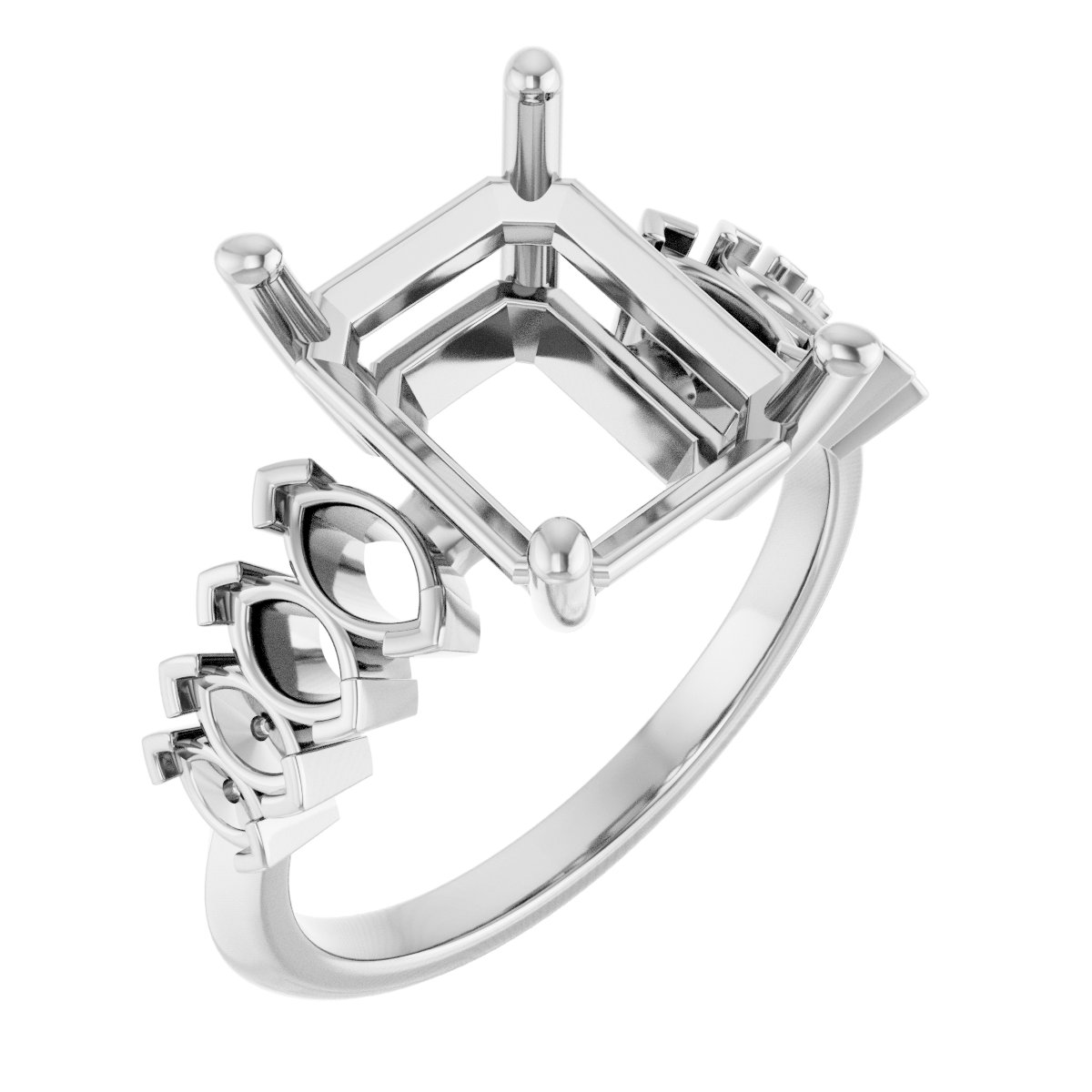 Accented Engagement Ring
