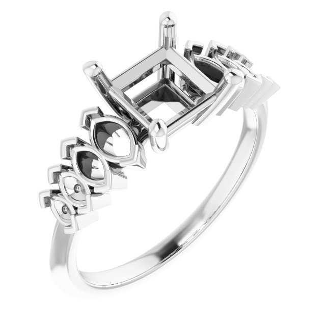 Accented Engagement Ring