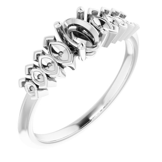 Accented Engagement Ring