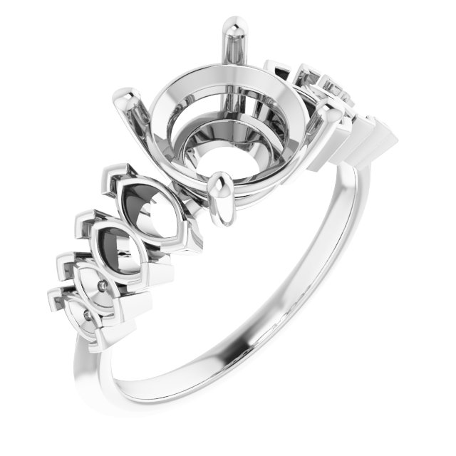 Accented Engagement Ring