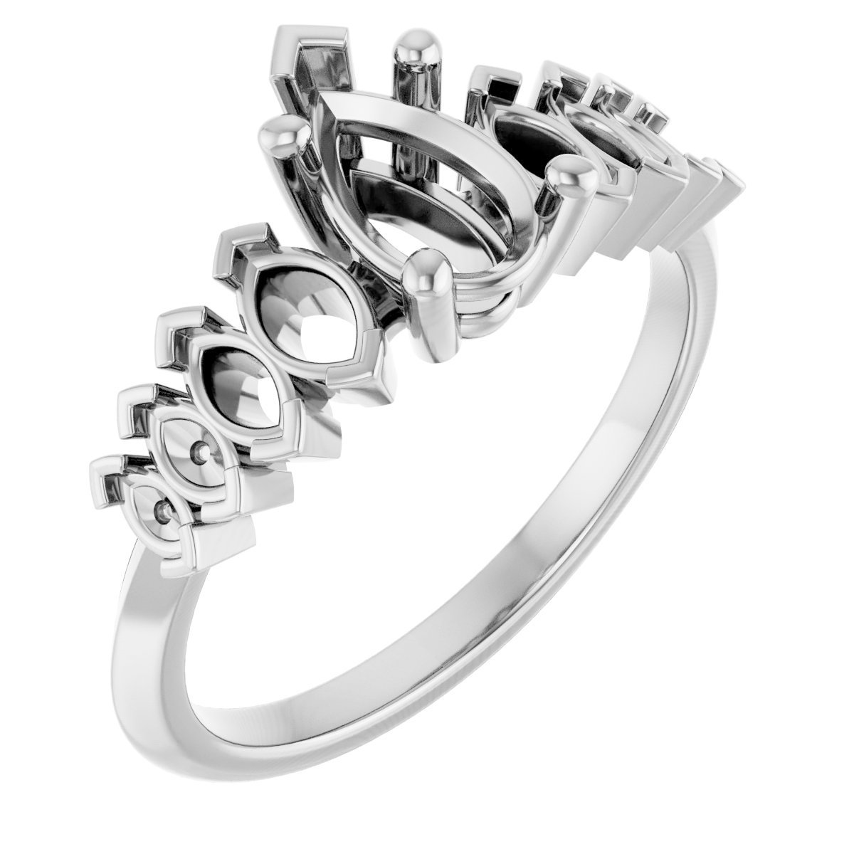 Accented Engagement Ring