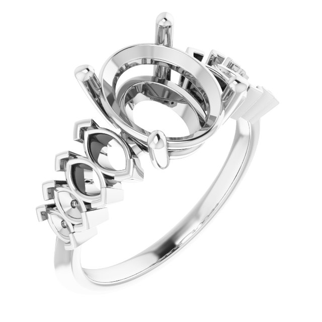 Accented Engagement Ring