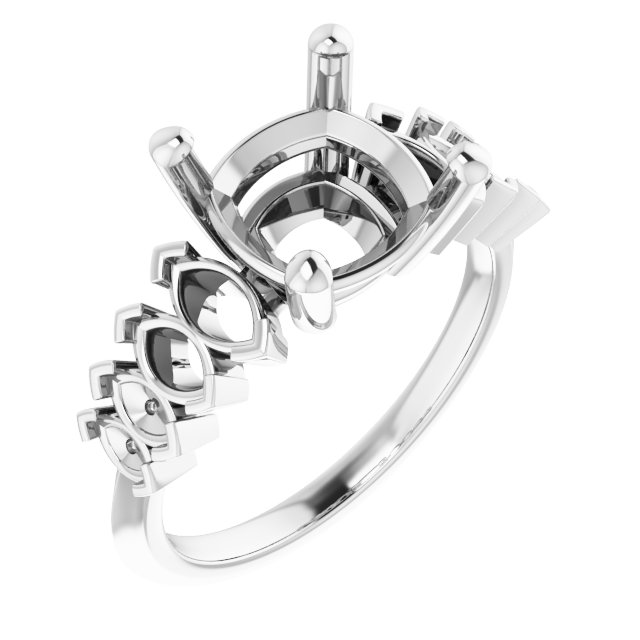 Accented Engagement Ring