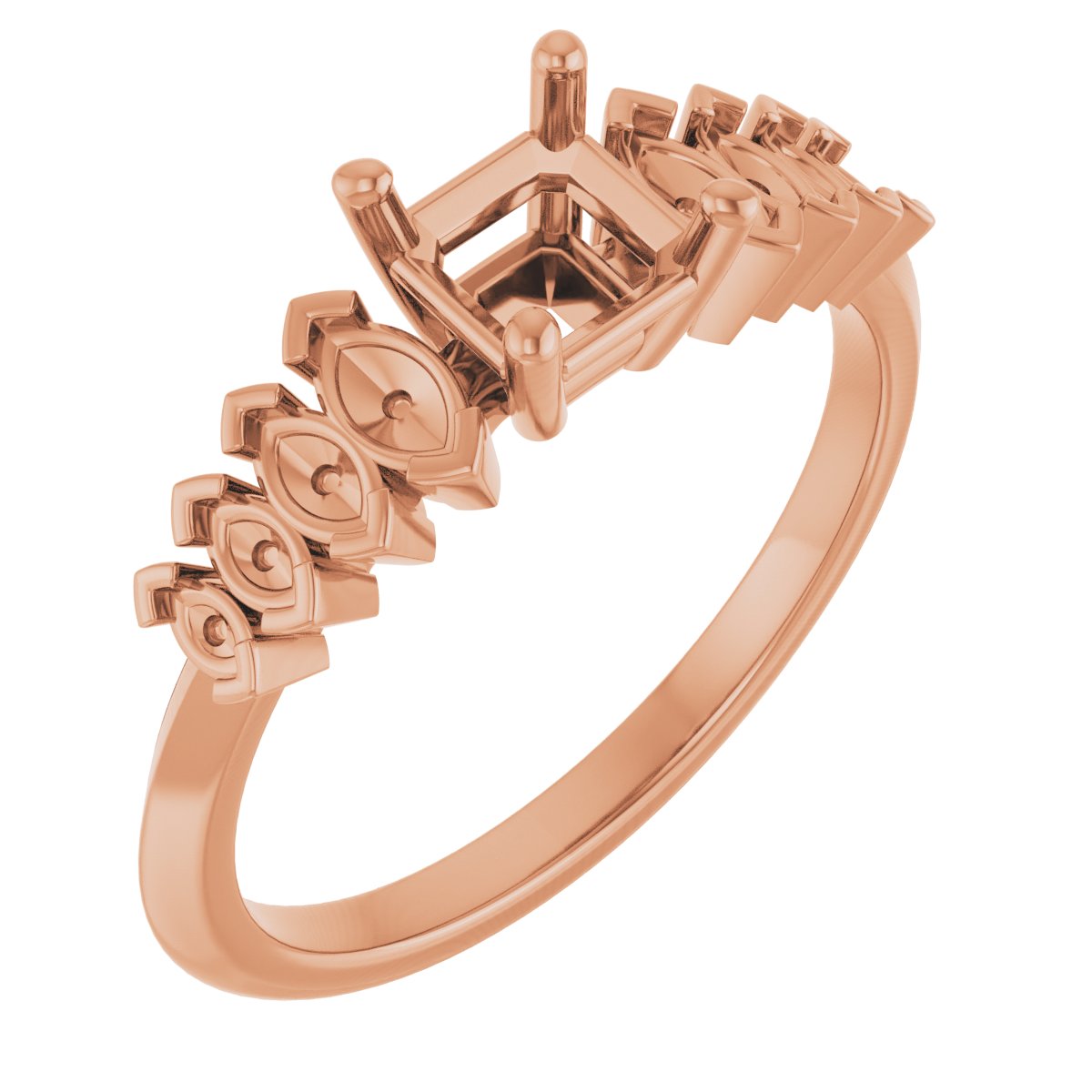 Accented Engagement Ring
